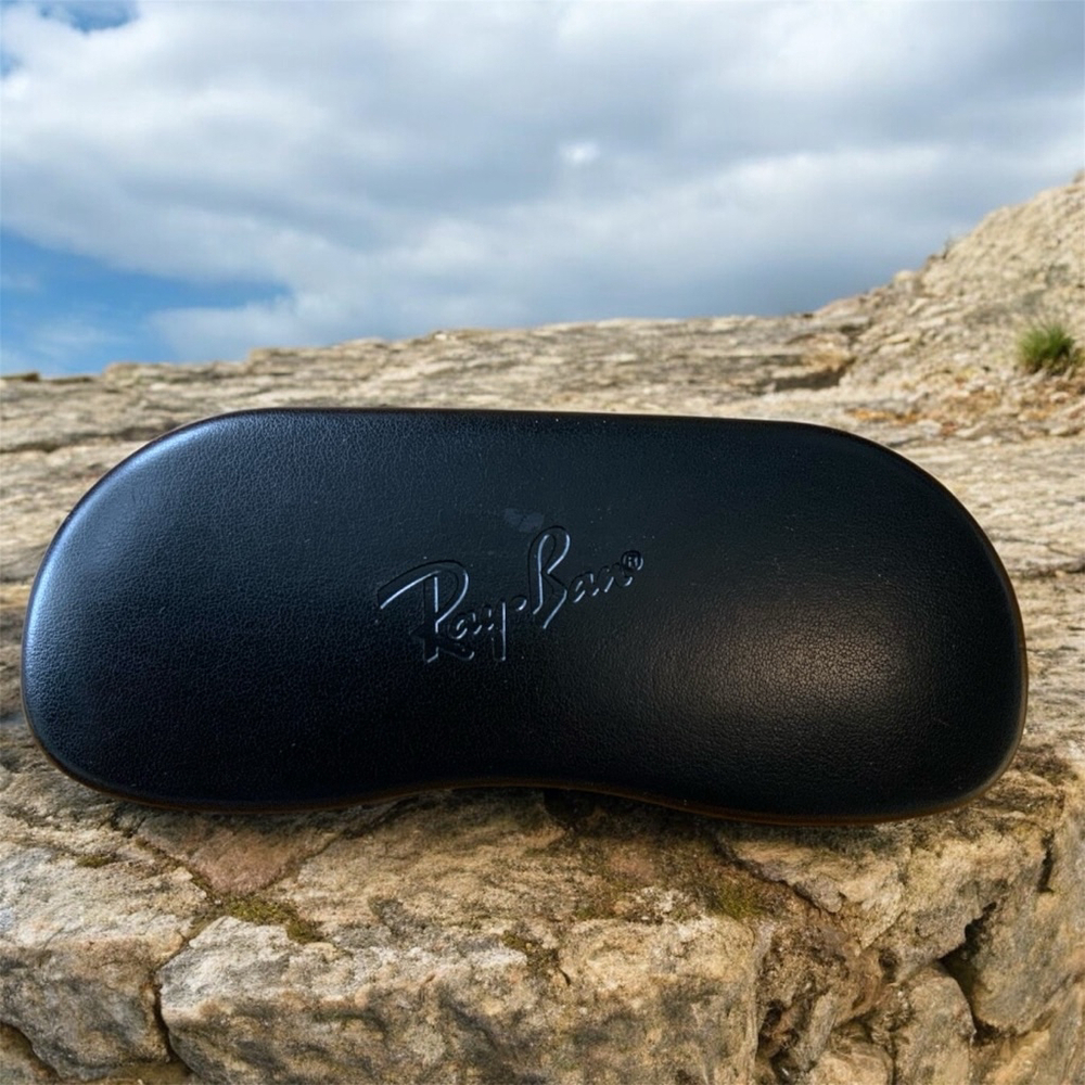 Ray Ban Unisex Black Eyeglasses Case One Size